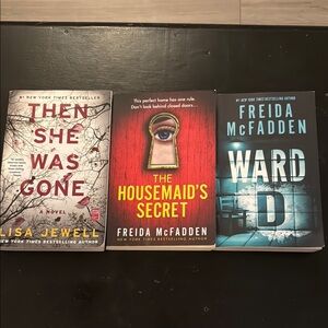 Frieda McFadden & Lisa Jewell Book lot: Ward D, Housemaid’s Secret